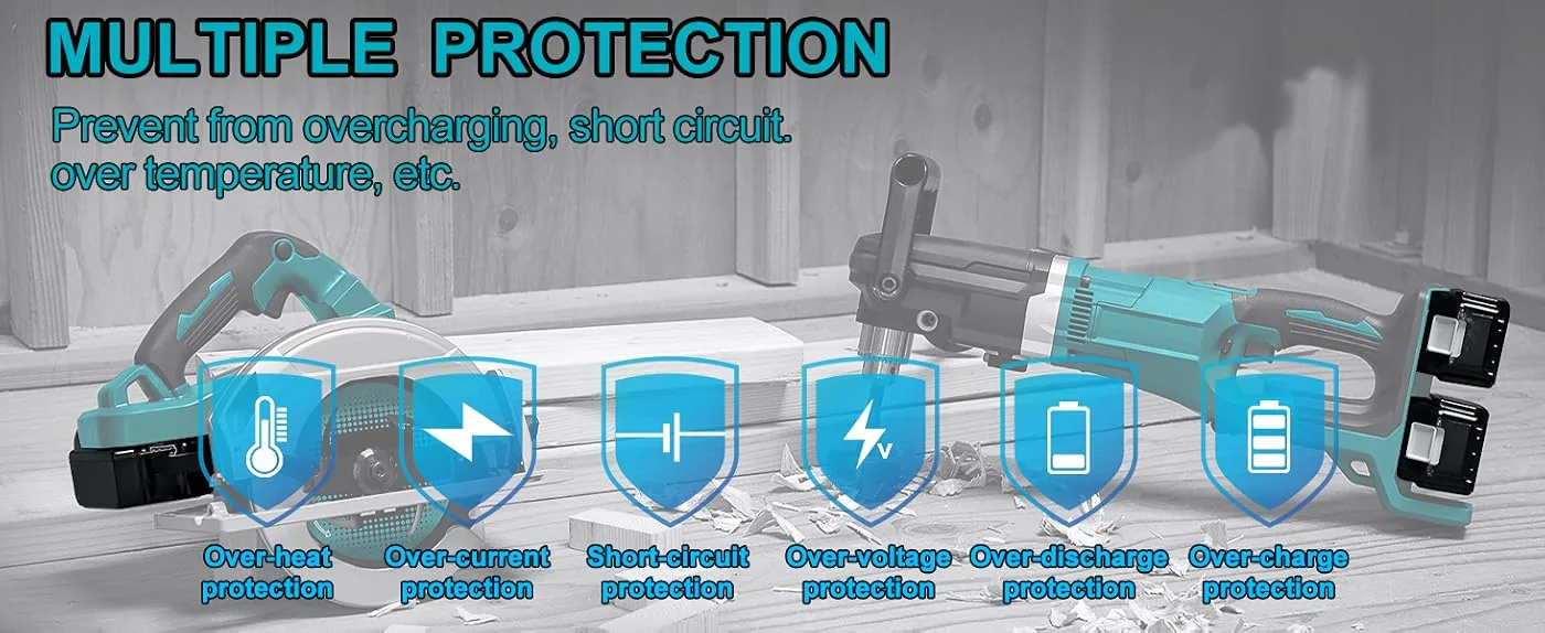 worthmah replacement for makita battery content 1
