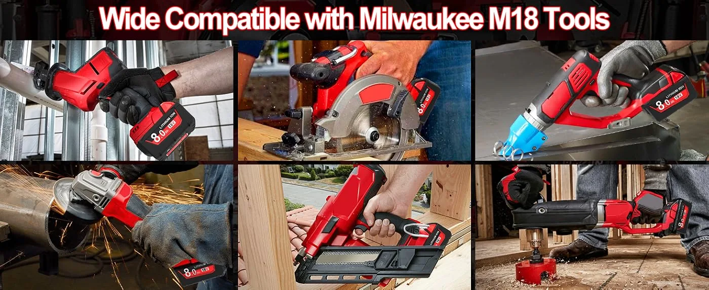 worthmah replacement for milwaukee battery content 1